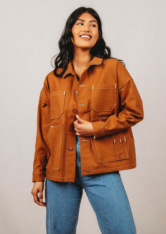 the ilford jacket sewing pattern by the friday pattern company