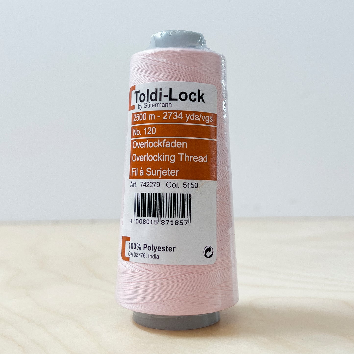 Toldi-Lock Serger Thread in Light Pink #5150