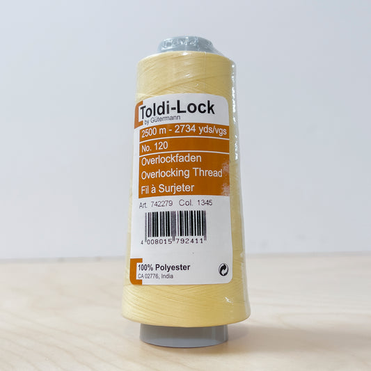 Toldi-Lock Serger Thread in Primrose #1345