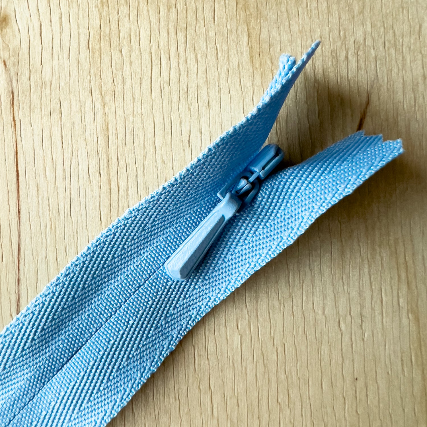 YKK Medium Grey Invisible Zipper 9 | Harts Fabric
