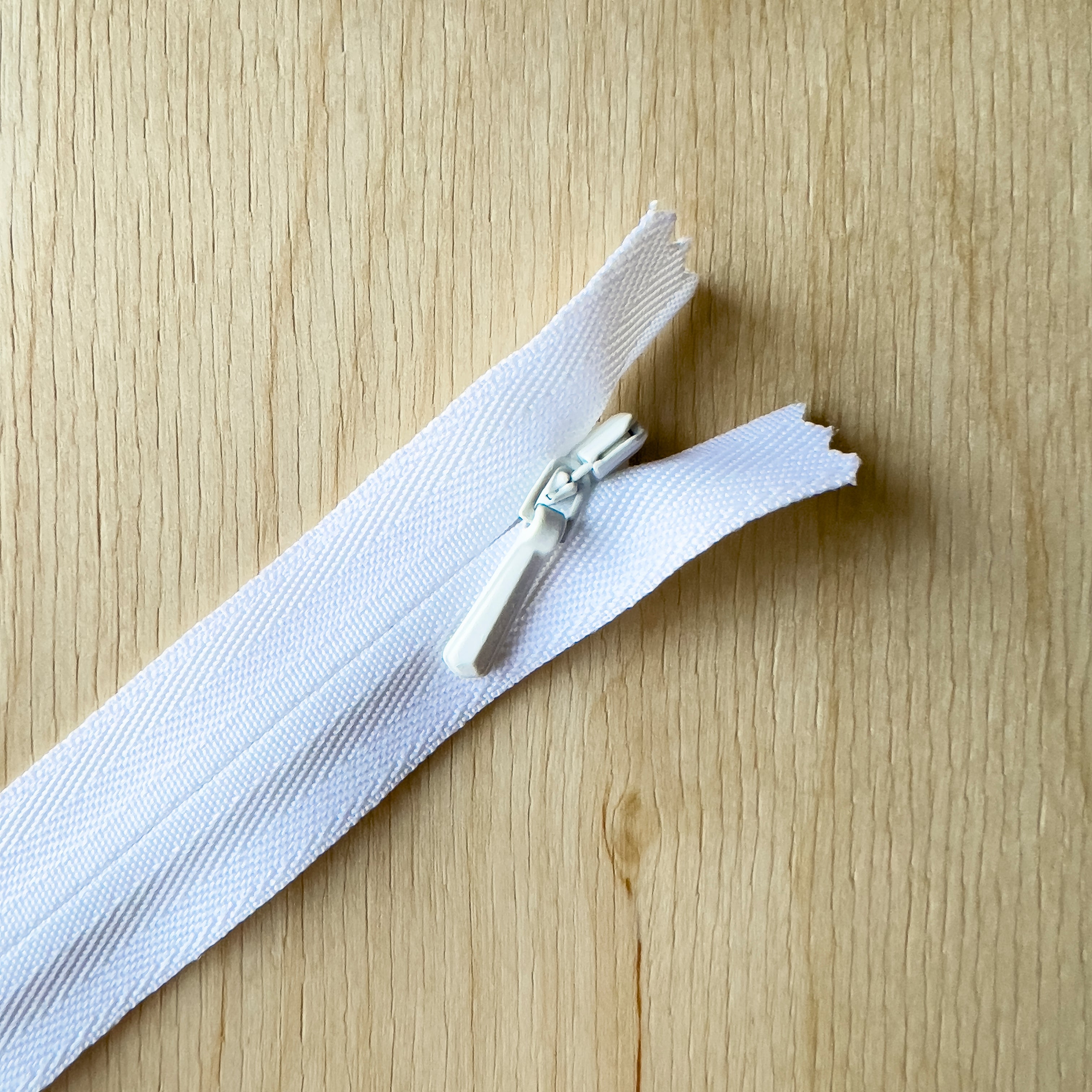 18” Invisible White Zipper 18 inch Invisible Zipper White Sewing Zipper  Craft Zippers