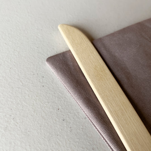 Point turner and seam creaser hand-crafted from Ash