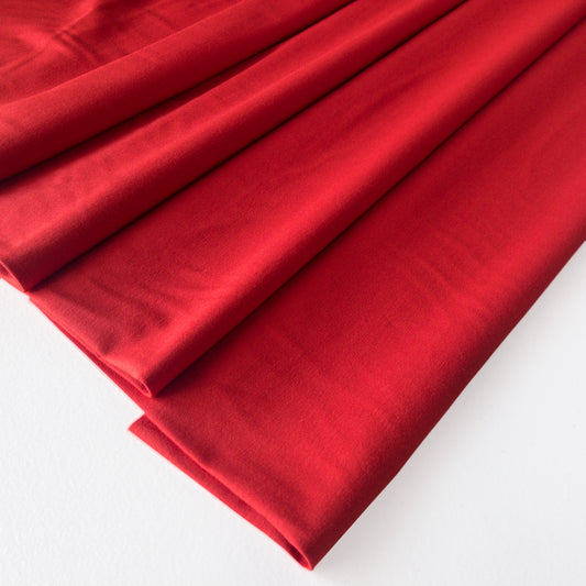 Laguna cotton jersey in ladybug by Robert Kaufman