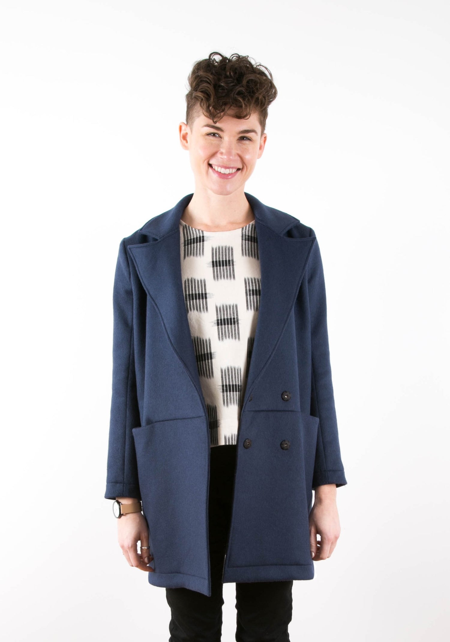 yates coat by grainline studio