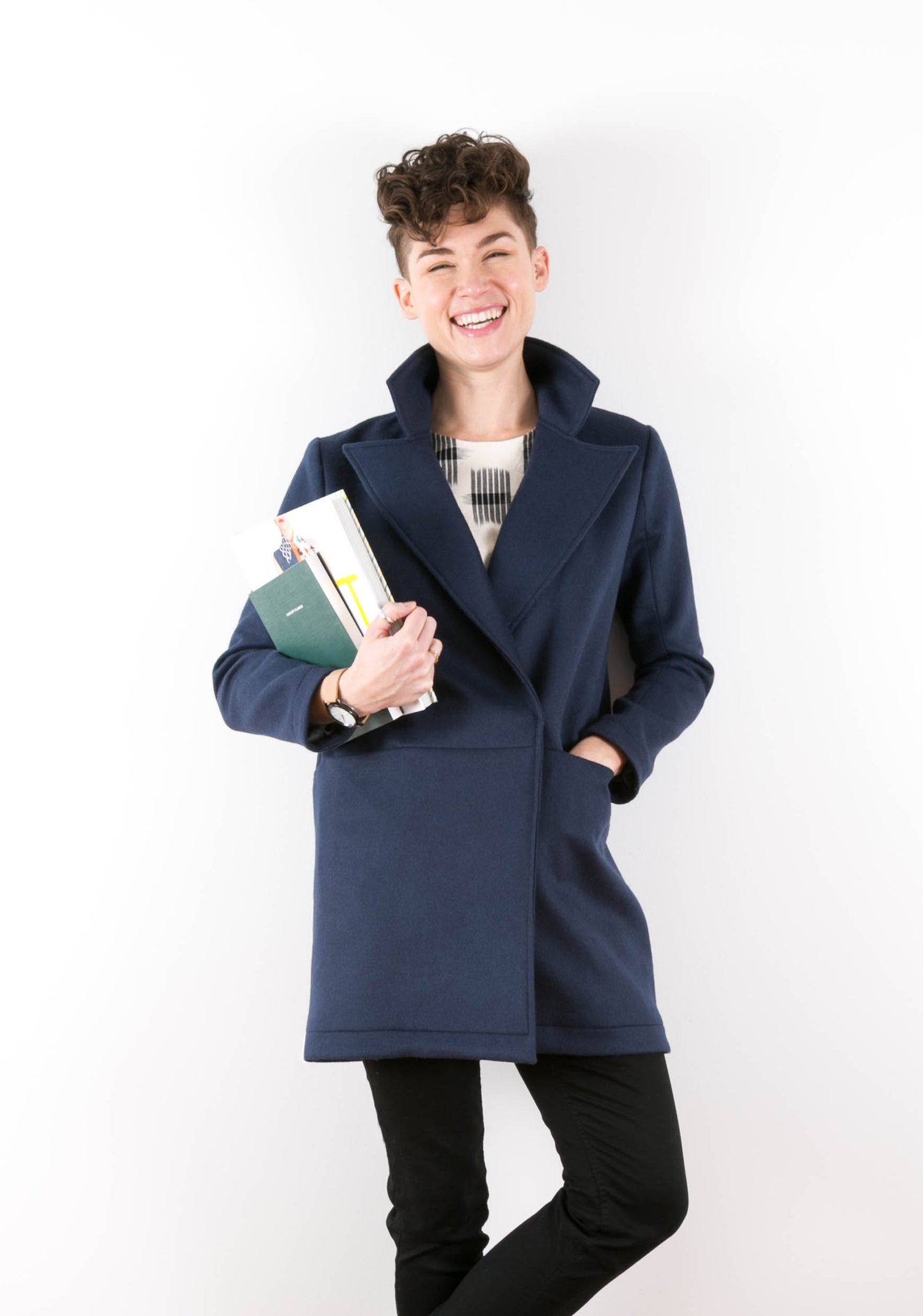 yates coat by grainline studio