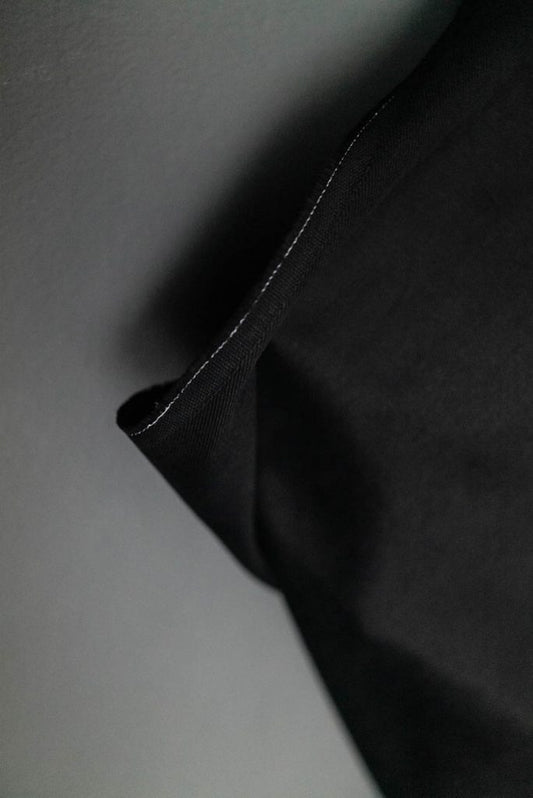 12oz Organic twill in black by Merchant and Mills