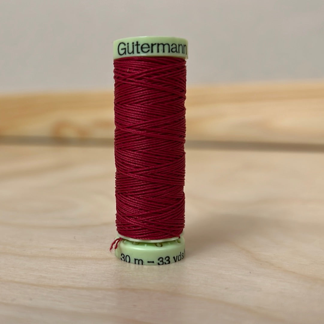 Gutermann Top Stitch Thread in Ruby Red #430 - 33 yards