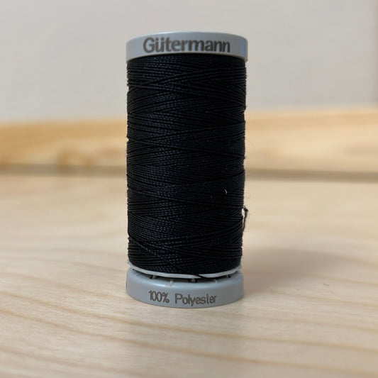 Gutermann Extra Strong Thread in Black #000 - 110 yards