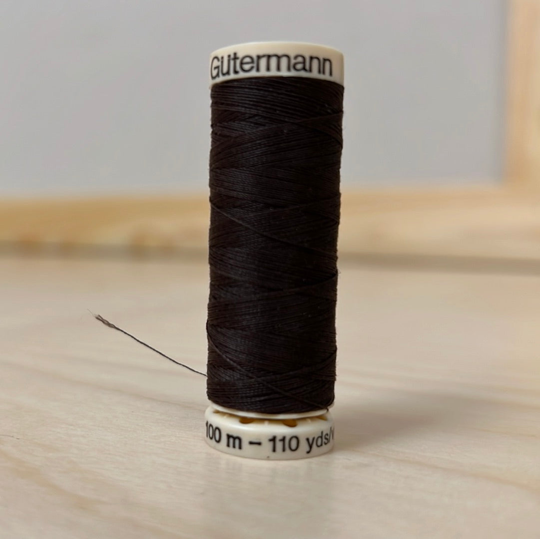 Gutermann Sew-All Thread in Seal Brown #593 - 110 yards