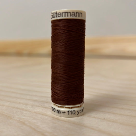 Gutermann Sew-All Thread in Chocolate #578 - 110 yards