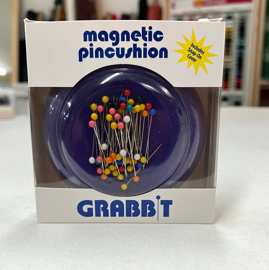 GrabbIt Magnetic Pin Cushion - Blue