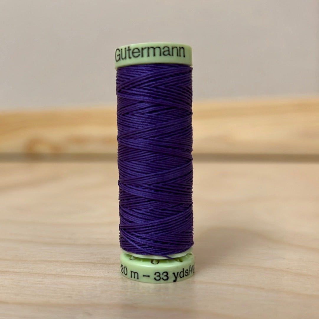 Gutermann Top Stitch Thread in Purple #945 - 33 yards