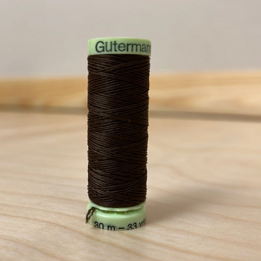 Gutermann Top Stitch Thread in Espresso #587 - 33 yards
