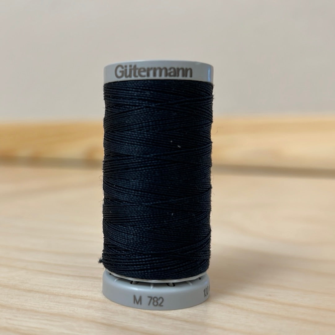 Gutermann Extra Strong Thread in Dark Midnight #339 - 110 yards
