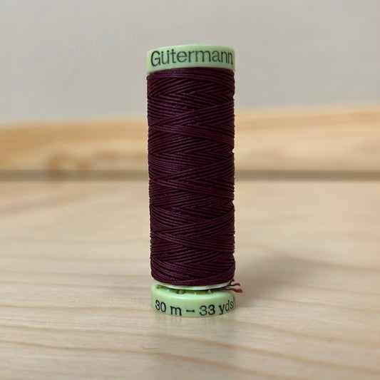 Gutermann Top Stitch Thread in Mulberry #447 - 33 yards