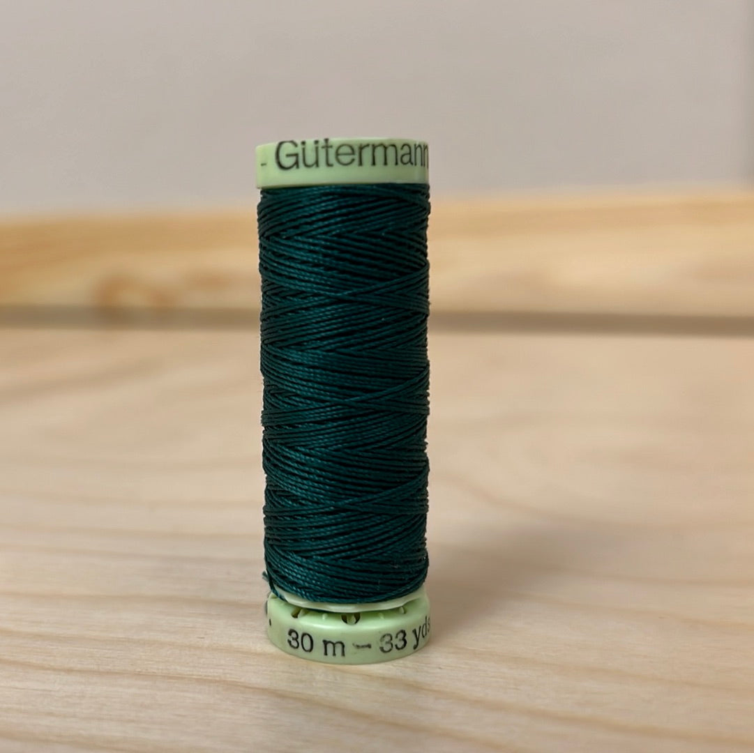 Gutermann Top Stitch Thread in Dark Green #788 - 33 yards