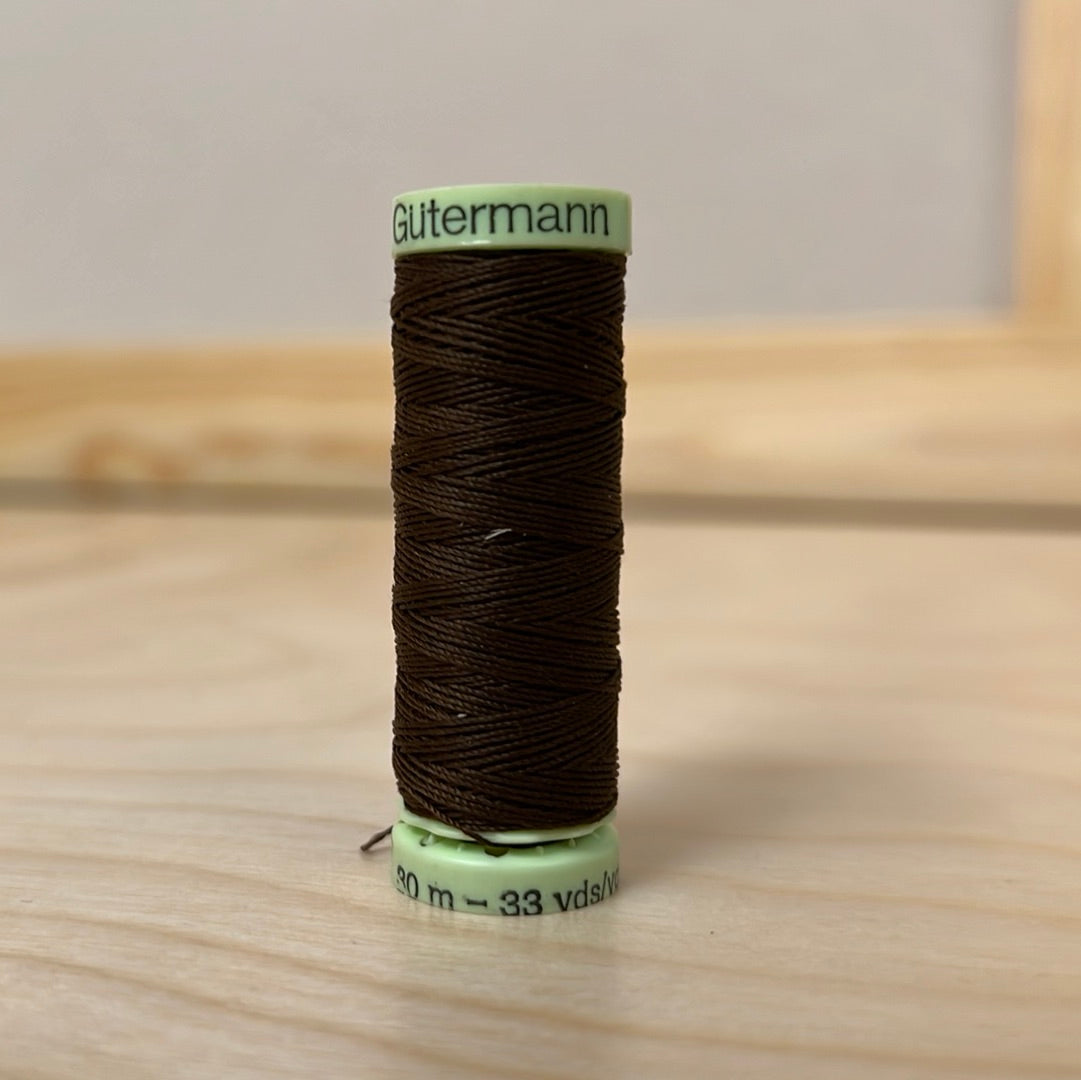 Gutermann Top Stitch Thread in Clove #590 - 33 yards