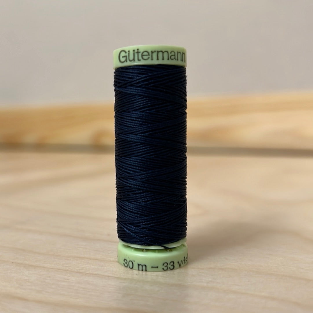 Gutermann Top Stitch Thread in Bright Navy #266 - 33 yards