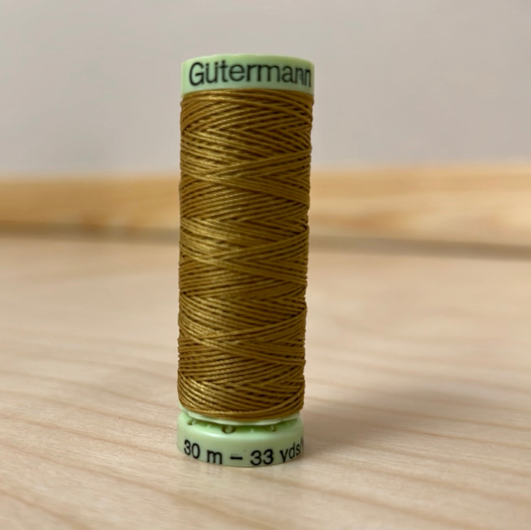 Gutermann Top Stitch Thread in Gold #865 - 33 yards