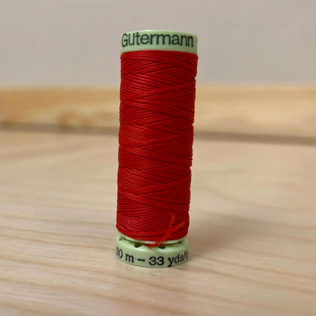 Gutermann Top Stitch Thread in Scarlet #410 - 33 yards