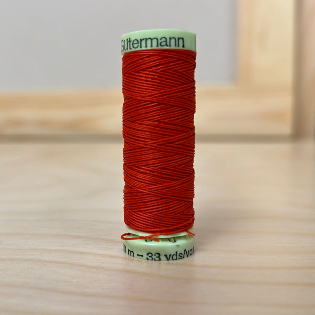 Gutermann Top Stitch Thread in Flame Red #405 - 33 yards