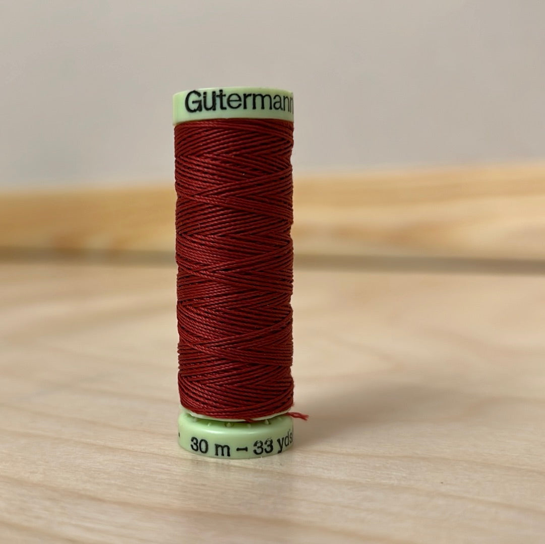 Gutermann Top Stitch Thread in Cranberry #435 - 33 yards
