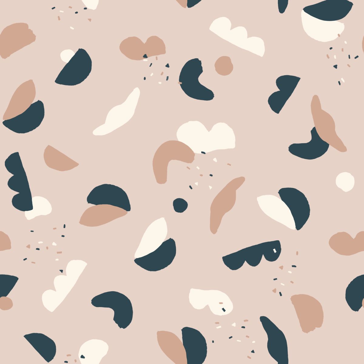 oasis blush fabric by atelier brunette